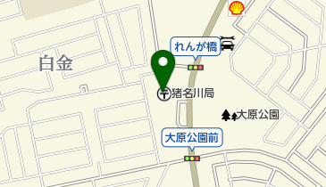 猪名川郵便局の地図画像