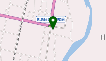 但馬日高郵便局の地図画像