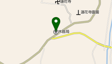 木器郵便局の地図画像