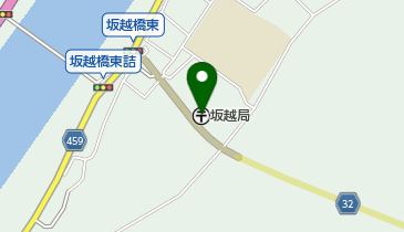 坂越郵便局の地図画像