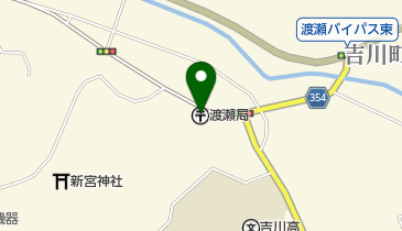 渡瀬郵便局の地図画像