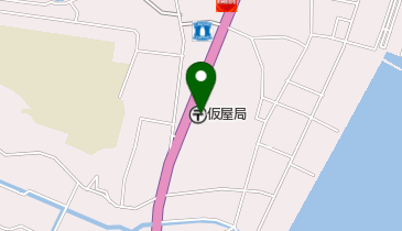 仮屋郵便局の地図画像