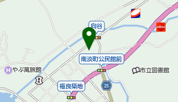 南淡郵便局の地図画像