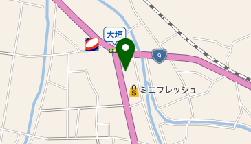 梁瀬郵便局の地図画像