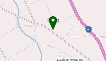 神鍋郵便局の地図画像