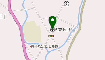 但東中山郵便局の地図画像