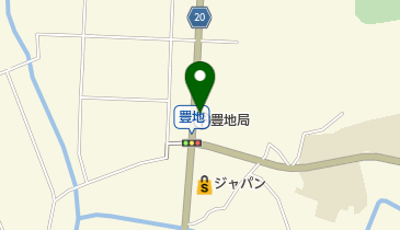 豊地郵便局の地図画像