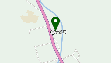 余部郵便局の地図画像