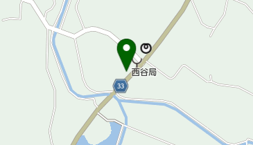 西谷郵便局の地図画像