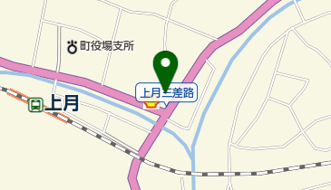 上月郵便局の地図画像