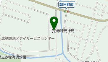 赤穂元禄郵便局の地図画像