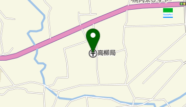 高柳郵便局の地図画像