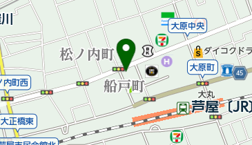 芦屋駅前郵便局の地図画像