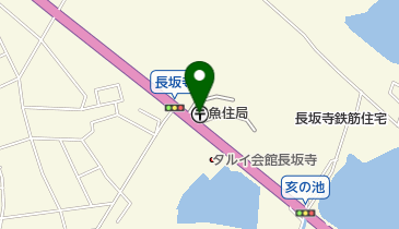 魚住郵便局の地図画像