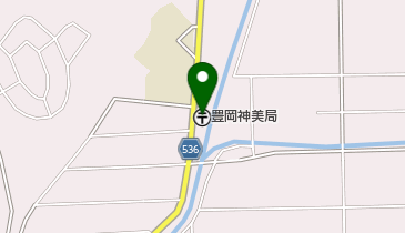 豊岡神美郵便局の地図画像