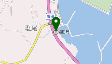 塩田郵便局の地図画像