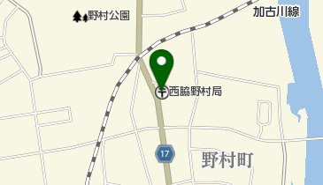 西脇野村郵便局の地図画像