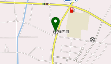 横内郵便局の地図画像