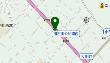 加古川西本町郵便局の地図画像
