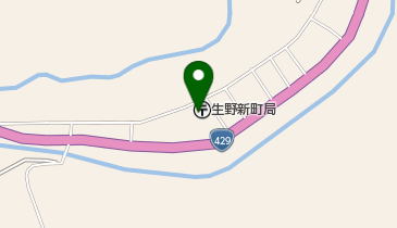 生野新町郵便局の地図画像