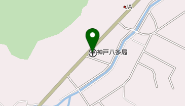 神戸八多郵便局の地図画像