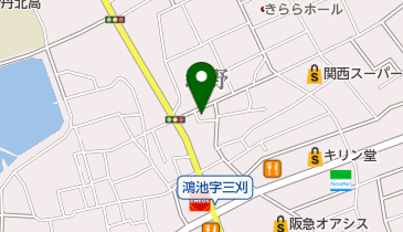 伊丹鴻池郵便局の地図画像