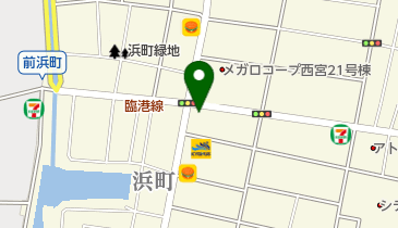 西宮鞍掛郵便局の地図画像