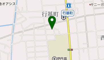 伊丹行基郵便局の地図画像