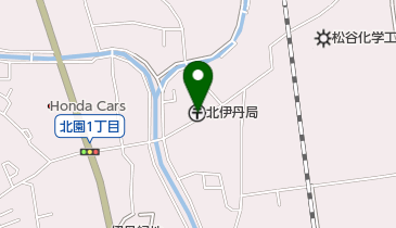 北伊丹郵便局の地図画像