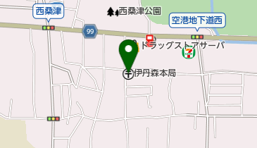 伊丹森本郵便局の地図画像