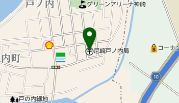 尼崎戸ノ内郵便局の地図画像