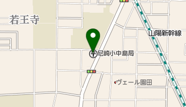 尼崎小中島郵便局の地図画像