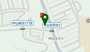 宝塚中山桜台郵便局の地図画像