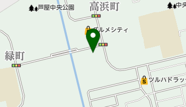 芦屋高浜郵便局の地図画像