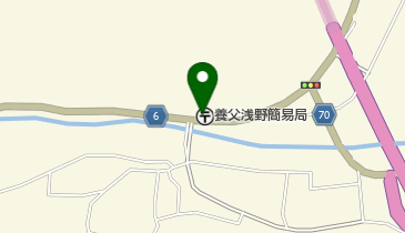 養父浅野簡易郵便局の地図画像