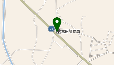 富田簡易郵便局の地図画像