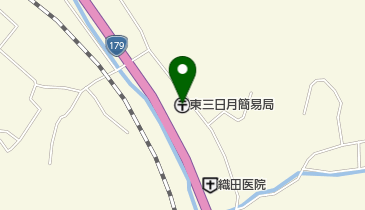 東三日月簡易郵便局の地図画像