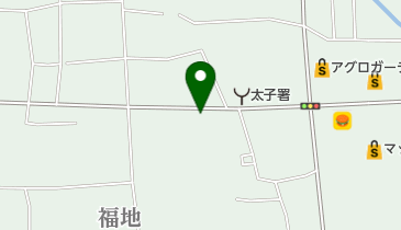 福地簡易郵便局の地図画像