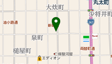 京都衣棚夷川郵便局の地図画像