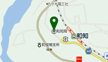 和知郵便局の地図画像