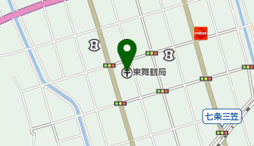 東舞鶴郵便局の地図画像