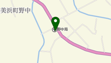 野中郵便局の地図画像