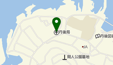 丹後郵便局の地図画像