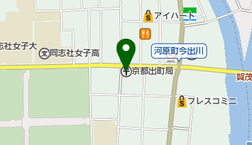 京都出町郵便局の地図画像