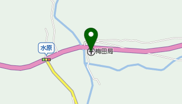 梅田郵便局の地図画像