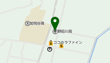 野田川郵便局の地図画像