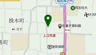 京都室町上立売郵便局の地図画像