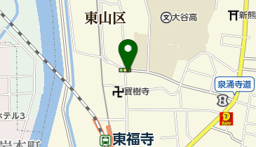 京都本町郵便局の地図画像