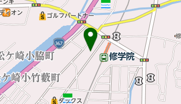 京都山端郵便局の地図画像