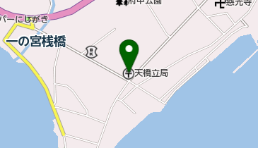 天橋立郵便局の地図画像